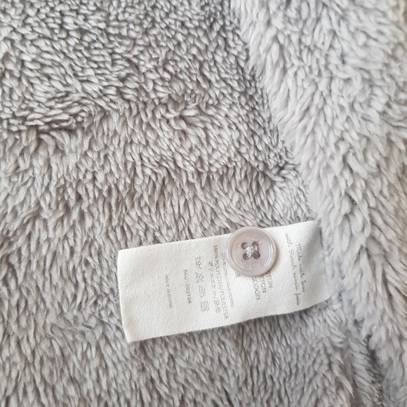 Grey Velvet Parka with inner flleece  unisex toddler (18m) - Picture 4 of 6